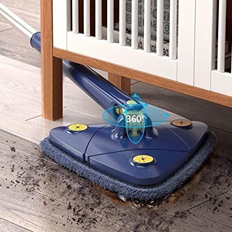 Squeezable Blue Triangle Cleaning Mop